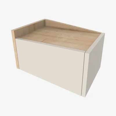 The Range Decortie Diago Left Hand Wall Mounted Bedside Table - Oak, Sandstone