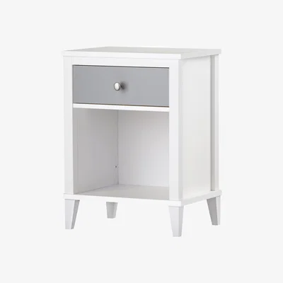 The Range LS Monarch Hill Poppy Nightstand with 1 Drawer - Grey