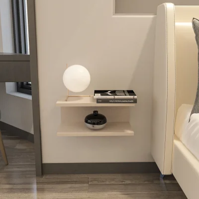 The Range Ramira Floating Bedside Table - Beige