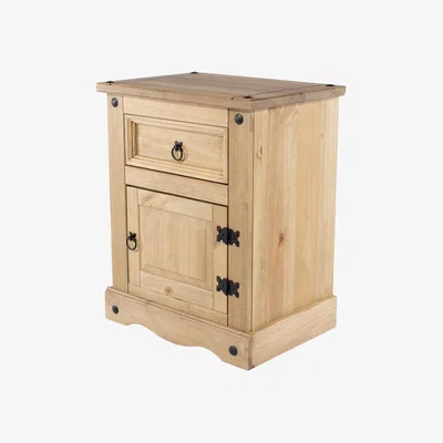 The Range Corona Bedside Cabinet - Antique pine