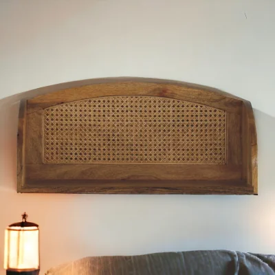 The Range Solid Wood Larissa Open Wall Mounted Shelf - Brwn