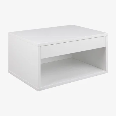 The Range Cholet Square Bedside Table - White