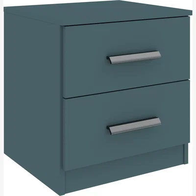 The Range Norvik 2 Drawer Bedside - Anthracite
