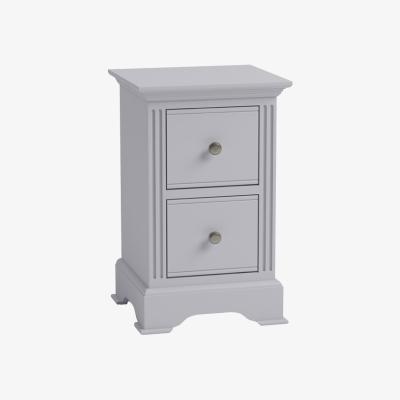 The Range Harringworth Small Bedside Cabinet - Moonlight Grey