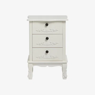 The Range Antoinette 3-Drawer Chest - White