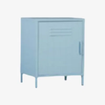 The Range Teksi Modern Metal Bedside Table - Yellow