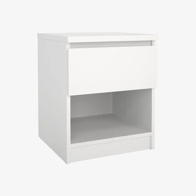 The Range Naia Bedside Table - White