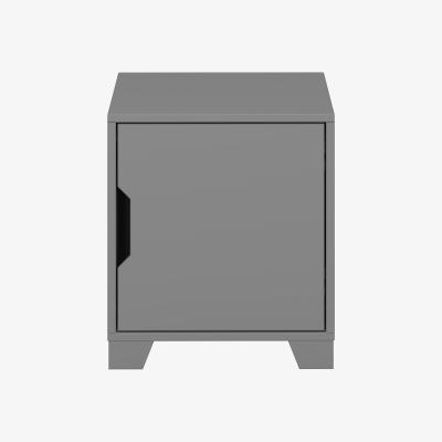 The Range Loke 1 Door Bedside Table  - Grey