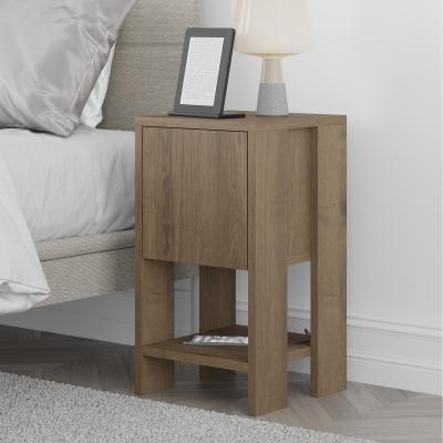 The Range Ema Contemporary Bedside Table - Dark Oak Effect