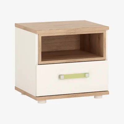 The Range 4Kids 1 Drawer Bedside Cabinet - Lemon