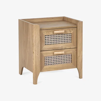 The Range Sydney 2 Drawer Bedside - Oak