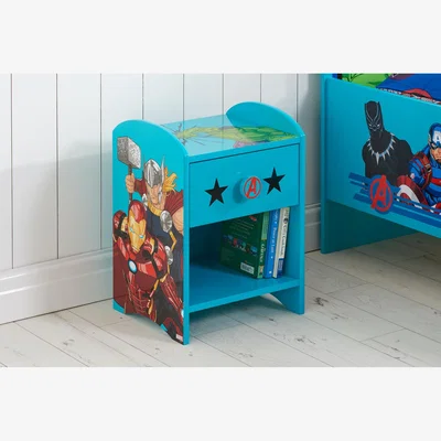 The Range Marvel Avengers Bedside Table - Blue