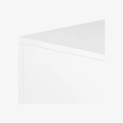 The Range Bedside Tables Modern Nightstand White Storage Drawer Shelf Bedroom - White