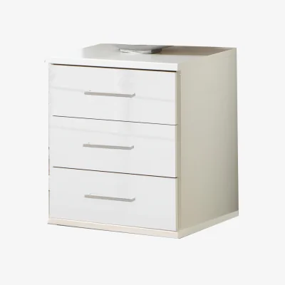 The Range Clack Bedside Cabinet with 3 Drawers