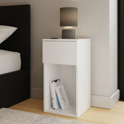 The Range Finn Bedside Table - White