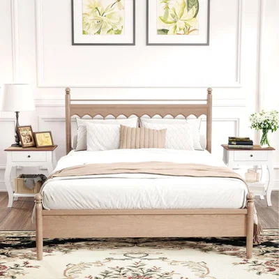 The Range HOMCOM 2pcs Bedside Tables with Drawer, Shelf, for Bedroom - White