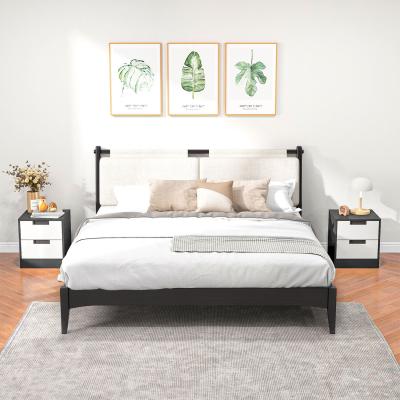 The Range 2 Pieces Bedside Tables with Drawers - White