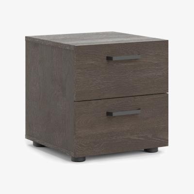 The Range Dallas 2 Drawer Nightstand - Dark Oak