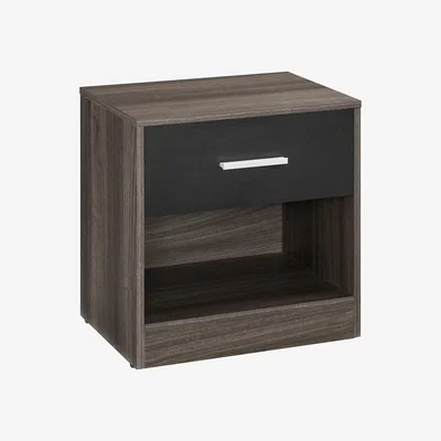 The Range VASAGLE Modern Bedside Table with Drawer - Bronze