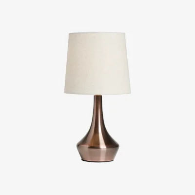 The Range Barlie Bedside Table Lamp - Copper