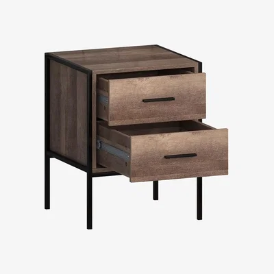 The Range Urban Design Bedside Table - Brown