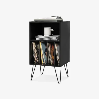 The Range 3-Tier Turntable Stand - Black