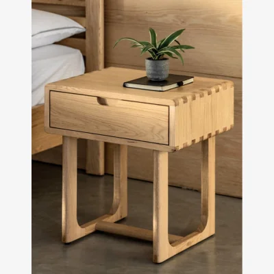 Rose & Grey Albie Minimalist Bedside Table