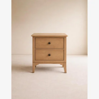 Rose & Grey Rosalie 2 Drawer Bedside Table