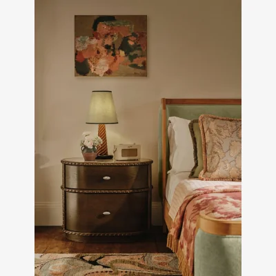Soho Home Pietro Bedside Table, Large, Brazilian Quartzite