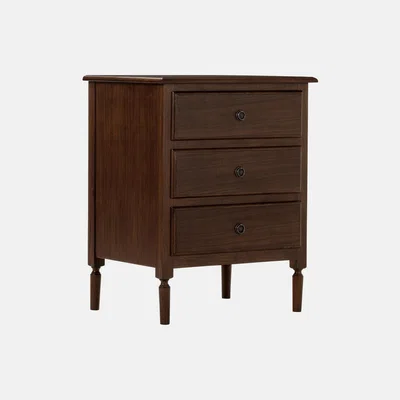 Soho Home Huron 3 Drawer Bedside Table