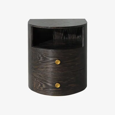 Tobias Oliver Julian Chichester | Gillette Bedside | Dark Smoked Oak