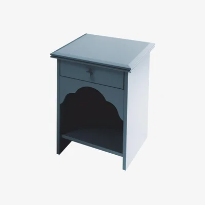 Tobias Oliver William Yeoward | Tanjina Bedside Table Grey Blue