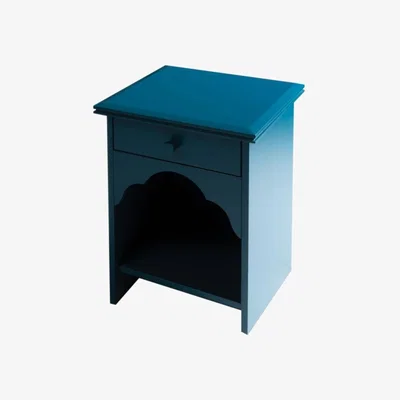 Tobias Oliver William Yeoward | Tanjina Bedside Table Midnight Jade