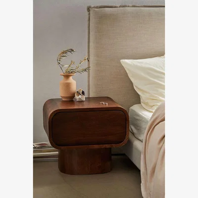 Urban Outfitters Huron Bedside Table - Brown ALL at Urban Outfitters