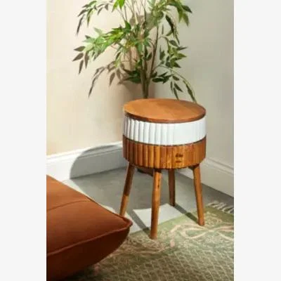 Urban Outfitters Maddison Bedside Table - White ALL at Urban Outfitters