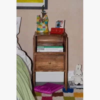 Urban Outfitters Mason 2 In 1 Bedside Table - Neutral 39cm x 31cm x 66cm at Urban Outfitters