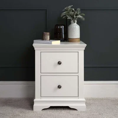 Woods Furniture Didcot Large Bedside Cabinet - White