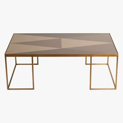 Amara Ethnicraft - Geometric Bronze Coffee Table