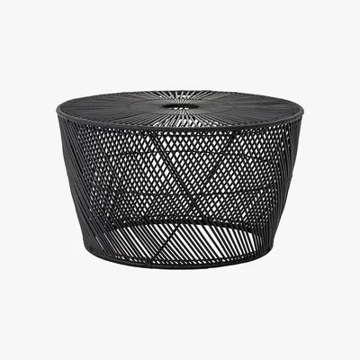 Amara Bloomingville - Ditte Rattan Coffee Table - Black