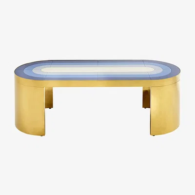 Amara Jonathan Adler - Harlequin Capsule Cocktail Table - Multi Blue