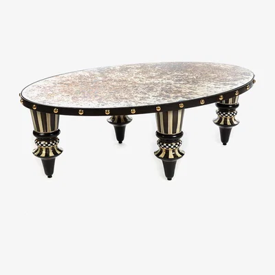Amara MacKenzie-Childs - Dotography Coffee Table - Black/White