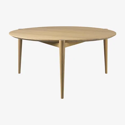 Amara FDB Møbler - D102 Coffee Table - Nature - Ø85cm