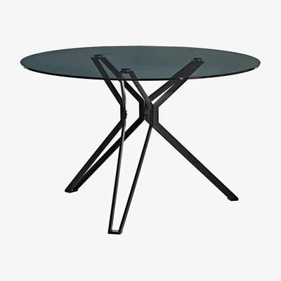 Amara Pols Potten - Round Glass Table - Black