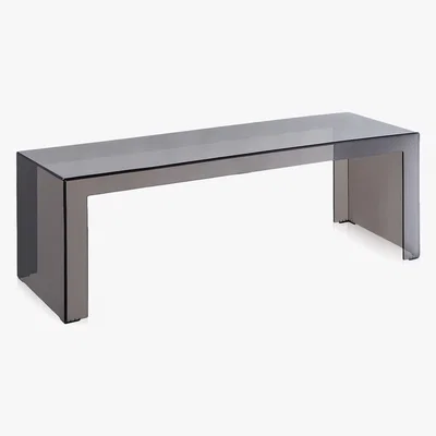 Amara Kartell - Invisible Coffee Table - Light Smoke