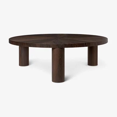 Amara ferm LIVING - Post Coffee Table - Smoked Oak Star