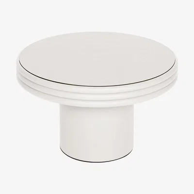 Amara Giobagnara - Scala Round Coffee Table - Medium - White G05