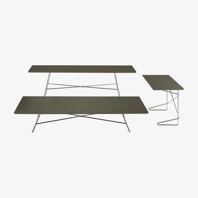 Amara Horm & Casamania - Charleston Coffee Table - Glossy Brown - 160x70cm
