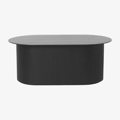Amara ferm LIVING - Oval Podia Table - Black