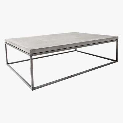 Amara Lyon Beton - Perspective Rectangular Coffee Table