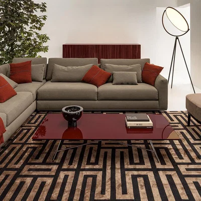 Amara Horm & Casamania - Charleston Coffee Table - Glossy Red - 160x50cm